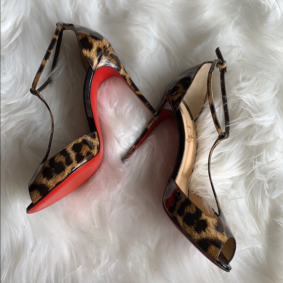 ❌ SOLD ❌ Christian Louboutin Senora 100mm Leopard - Picture 5 of 6